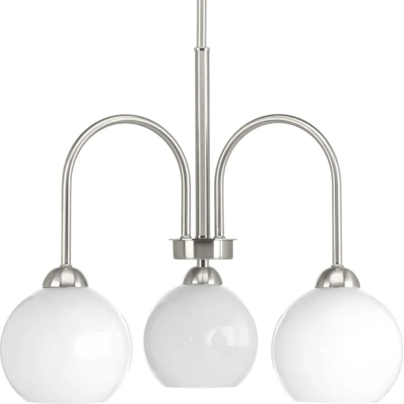 Carisa Collection Three-Light Chandelier — Progress Lighting LED Landscape Lights  