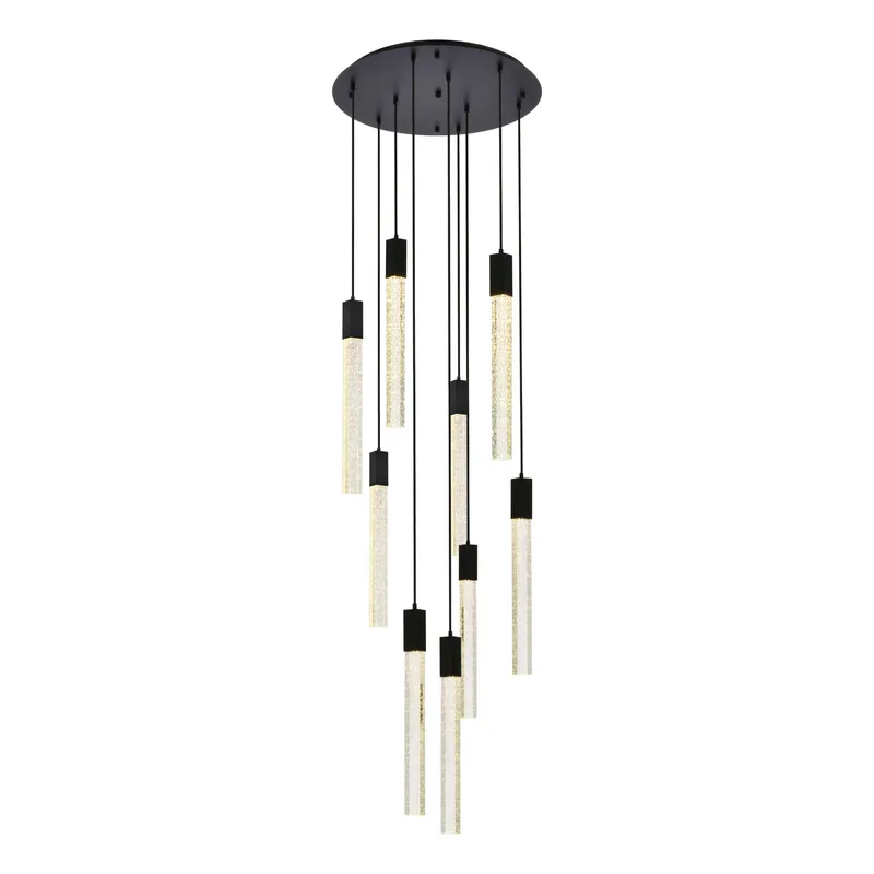 2067D24BK — Elegant Lighting LED Pendant Lights 27.0W 