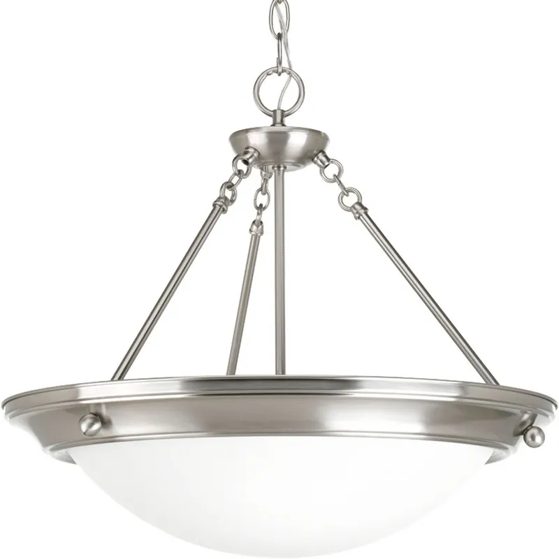 Eclipse Collection Three-Light 19-3/8" Pendant — Progress Lighting LED Landscape Lights  