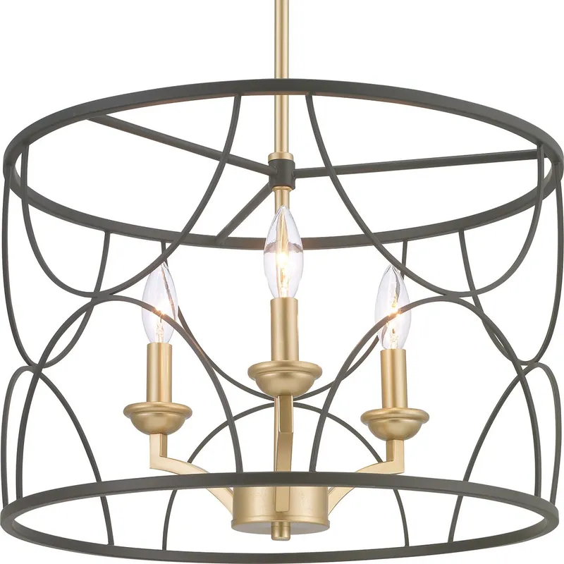 Landree Collection Three-Light Chandelier Light — Progress Lighting LED Landscape Lights  