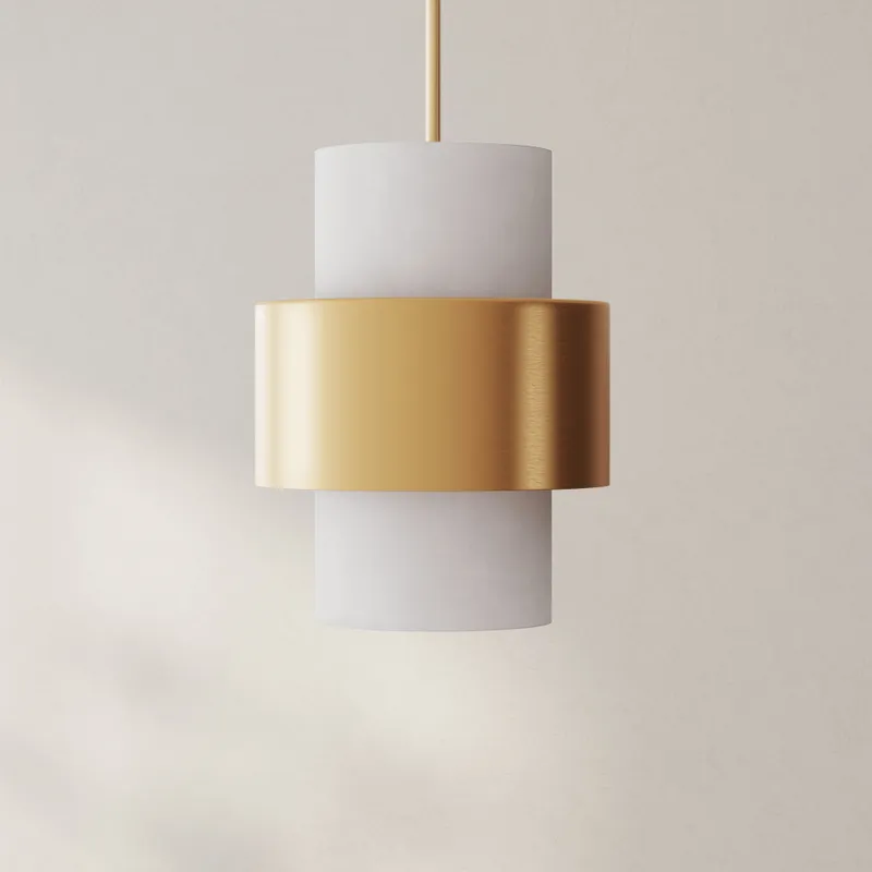 Silva Collection One-Light White Linen Shade Pendant — Progress Lighting LED Landscape Lights  