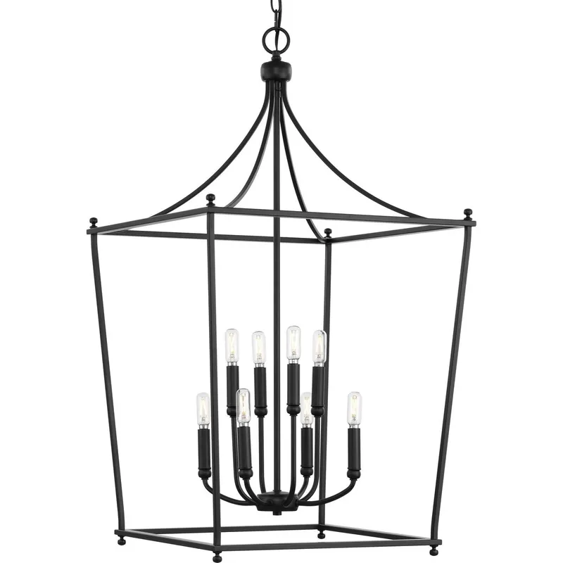 Parkhurst Collection Eight-Light Chandelier Foyer Light — Progress Lighting LED Landscape Lights  