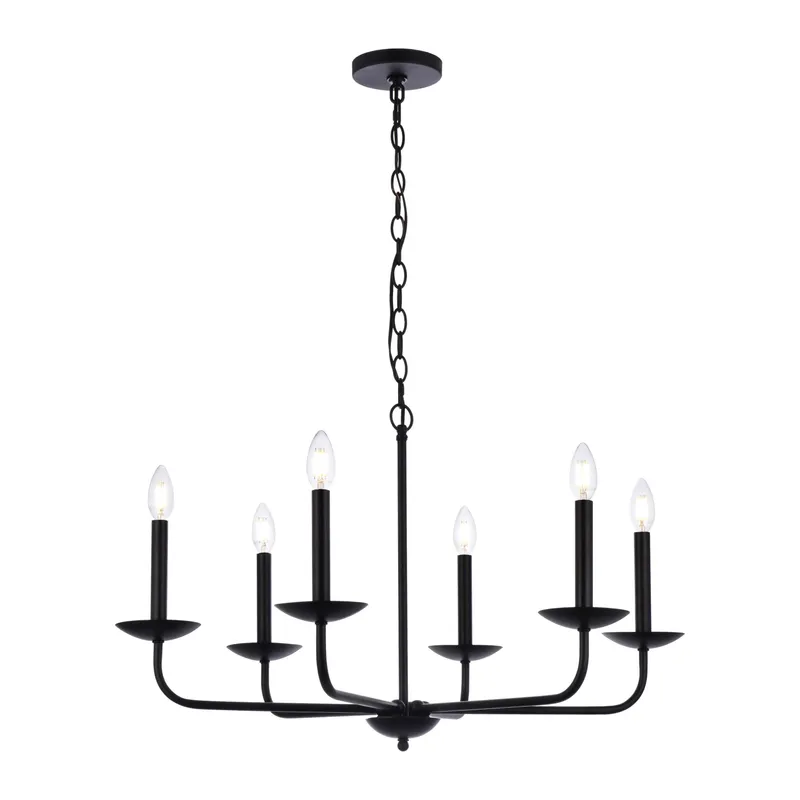 LD812D30BK — Elegant Lighting LED Pendant Lights 240.0W 