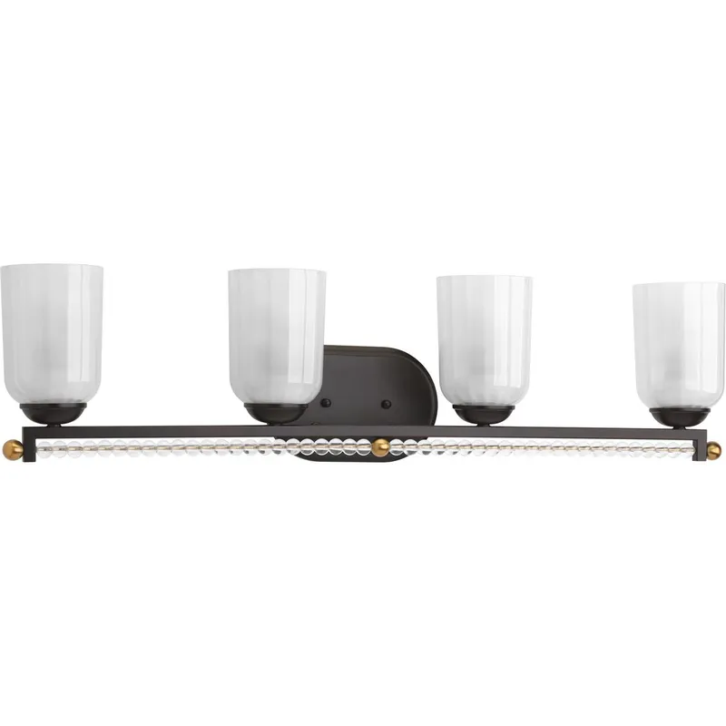 Carlyn Collection Four-Light Bath & Vanity — Progress Lighting LED Wall Lights  