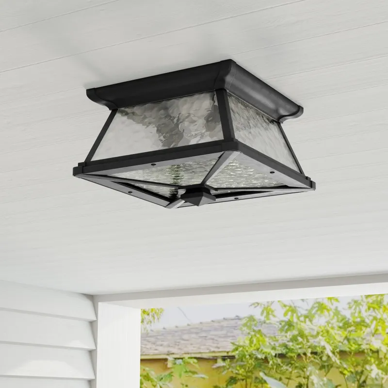 Mac Collection Two-Light Close-to-Ceiling — Progress Lighting LED Post Top Lights  