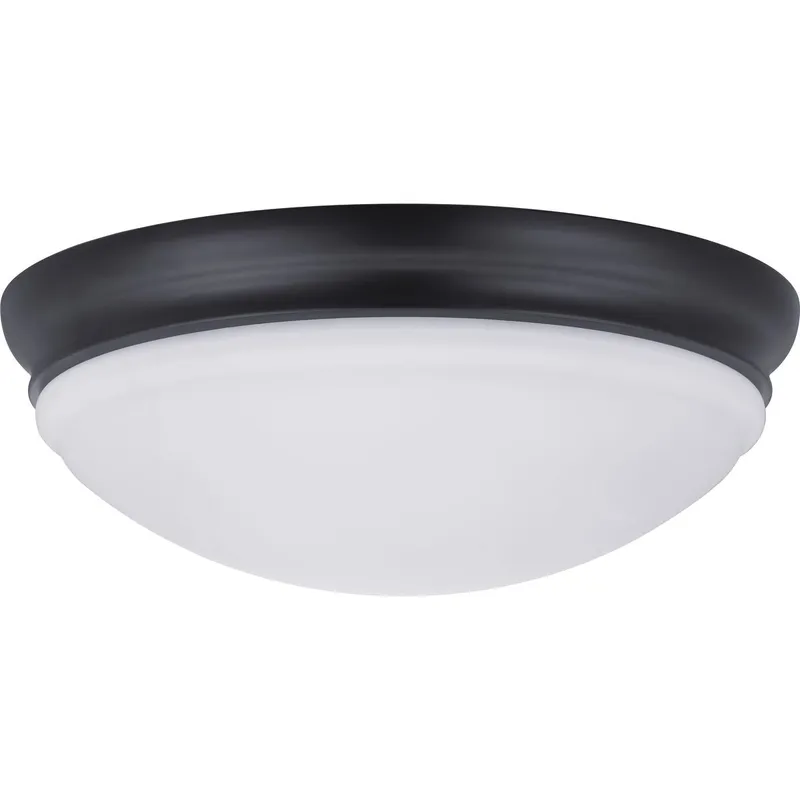 One-Light 15" LED Flush Mount — Progress Lighting LED Post Top Lights  