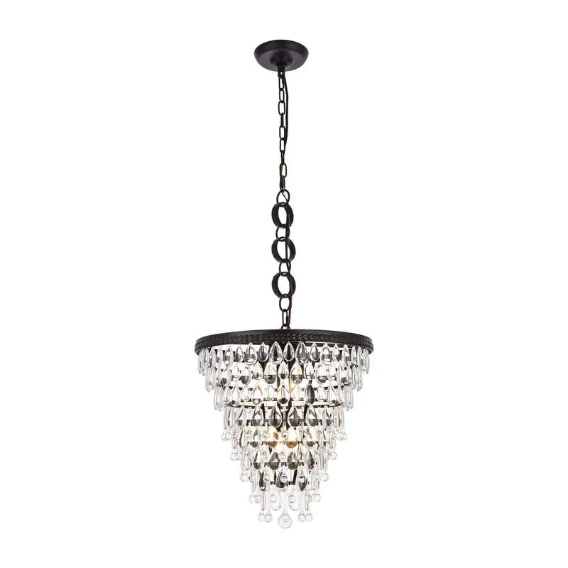 1219D18BK/RC — Elegant Lighting LED Pendant Lights 40.0W 