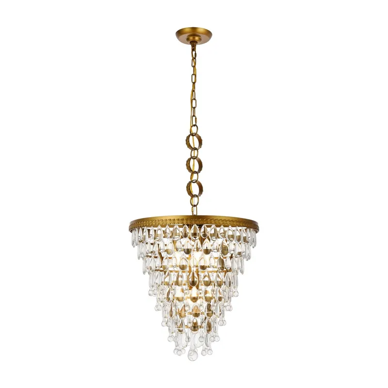 1219D18BR/RC — Elegant Lighting LED Pendant Lights 40.0W 