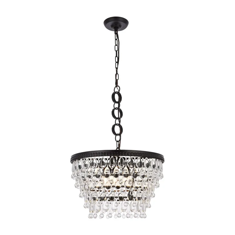 1219D19BK/RC — Elegant Lighting LED Pendant Lights 40.0W 