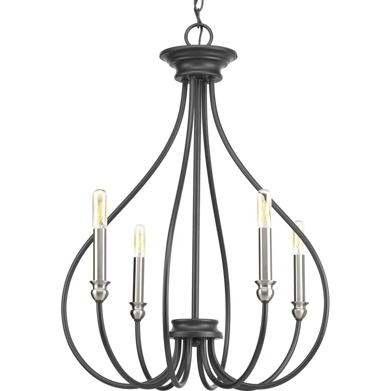 Whisp Collection Four-Light Chandelier Light — Progress Lighting LED Landscape Lights  