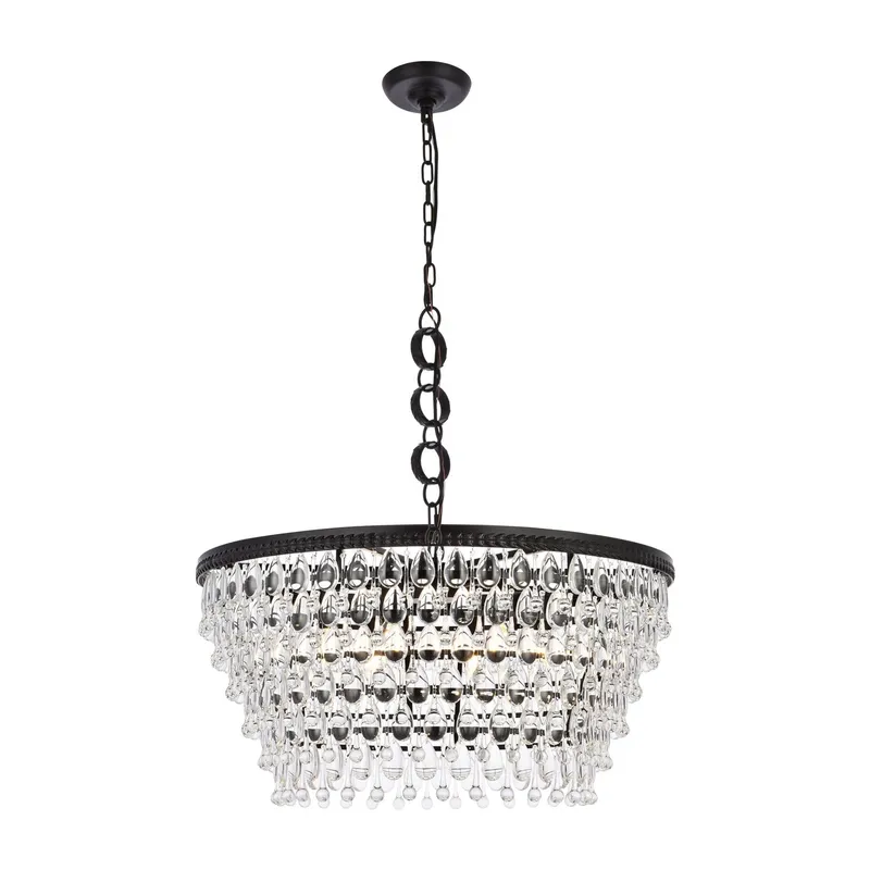 1219D28BK/RC — Elegant Lighting LED Pendant Lights 40.0W 