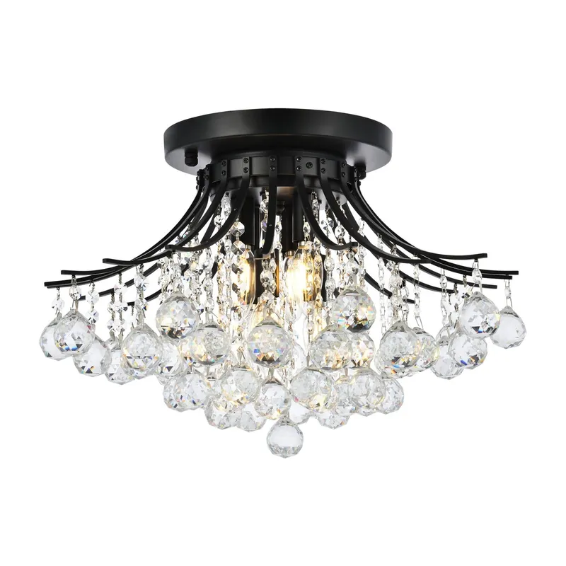 V8000F19BK/RC — Elegant Lighting LED Ceiling Lights 240.0W 