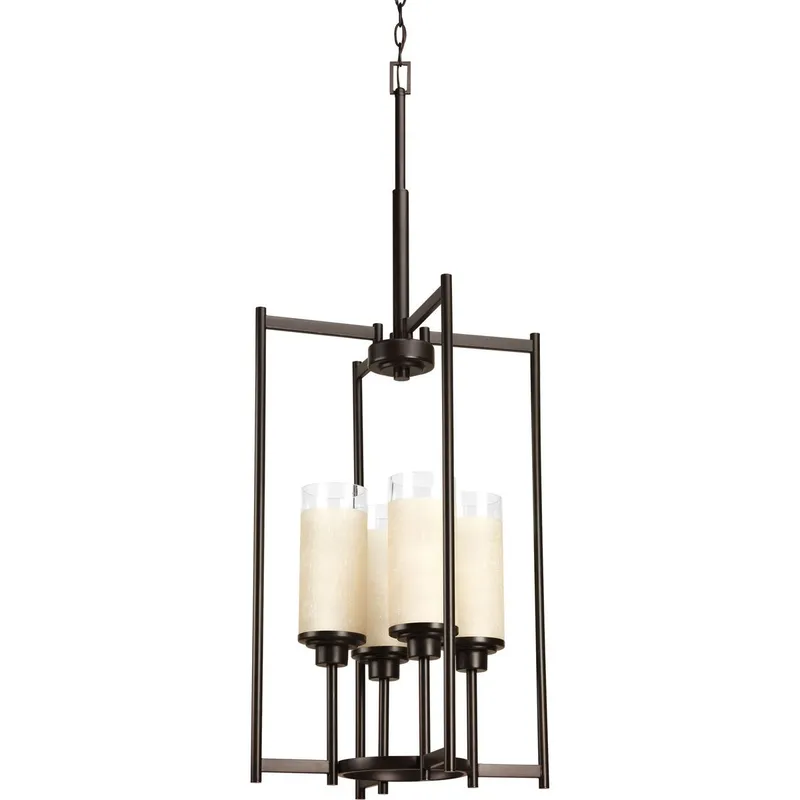 Alexa Collection Four-Light Foyer Pendant — Progress Lighting LED Landscape Lights  