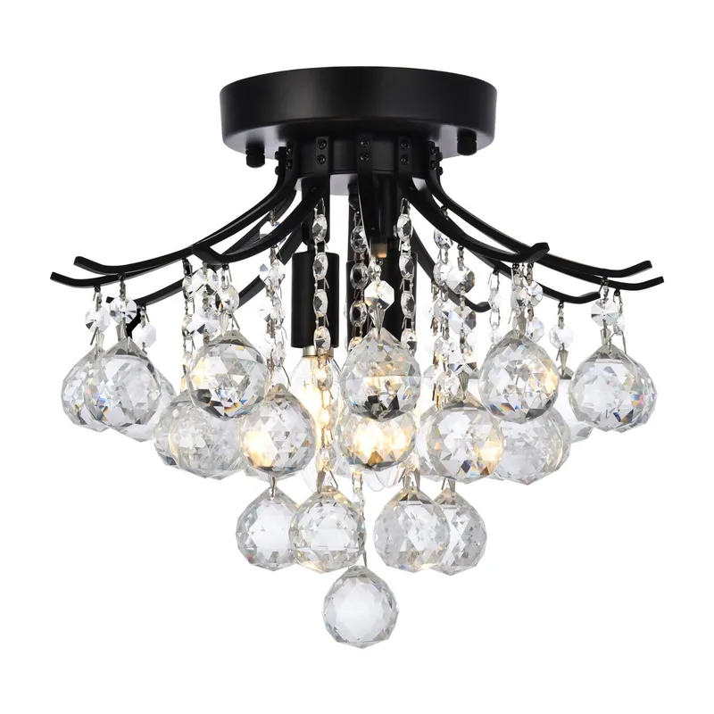 V8000F12BK/RC — Elegant Lighting LED Ceiling Lights 120.0W 