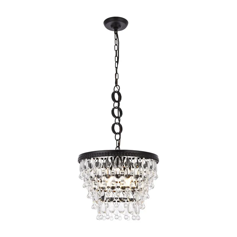 1219D16BK/RC — Elegant Lighting LED Pendant Lights 40.0W 