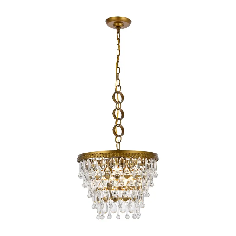 1219D16BR/RC — Elegant Lighting LED Pendant Lights 40.0W 