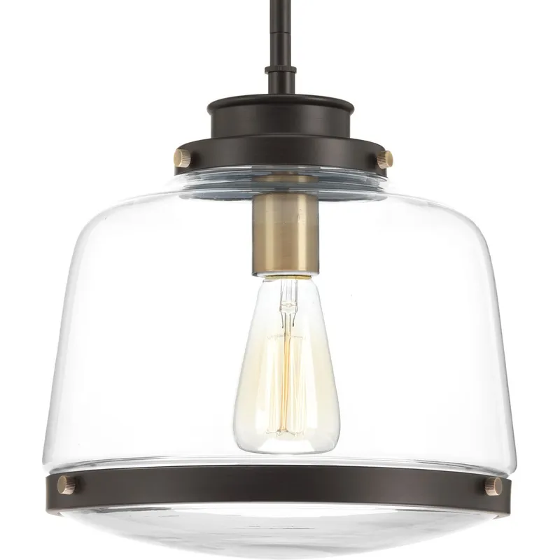 Judson Collection One-Light Clear Glass Pendant Light — Progress Lighting LED Landscape Lights  