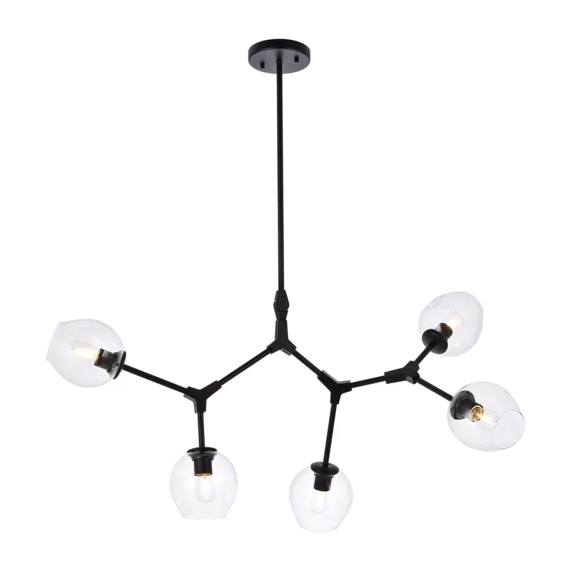1712D42BK — Elegant Lighting LED Pendant Lights 300.0W 
