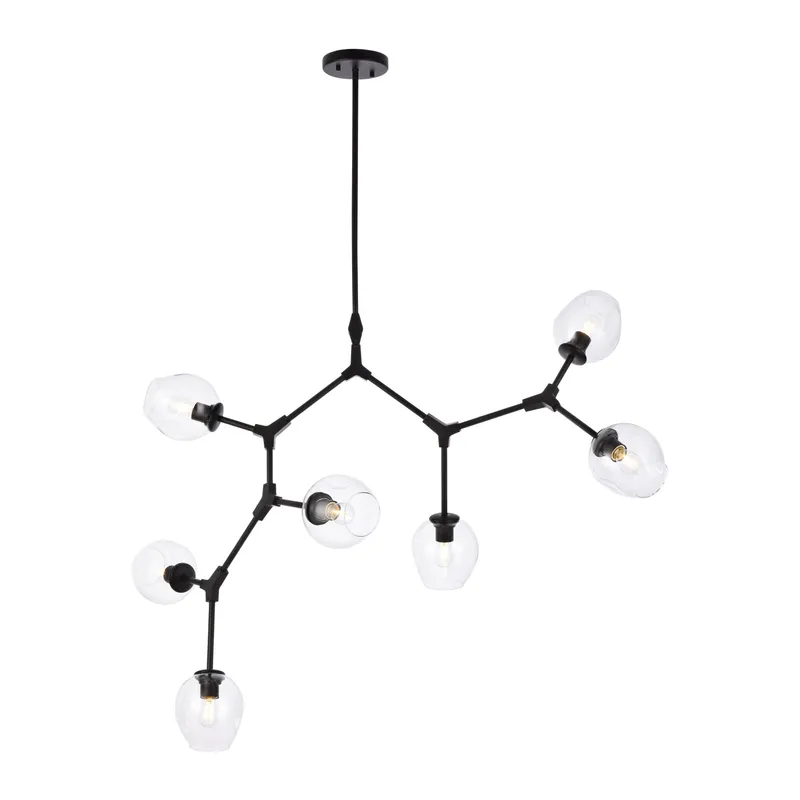 1712G57BK — Elegant Lighting LED Pendant Lights 420.0W 