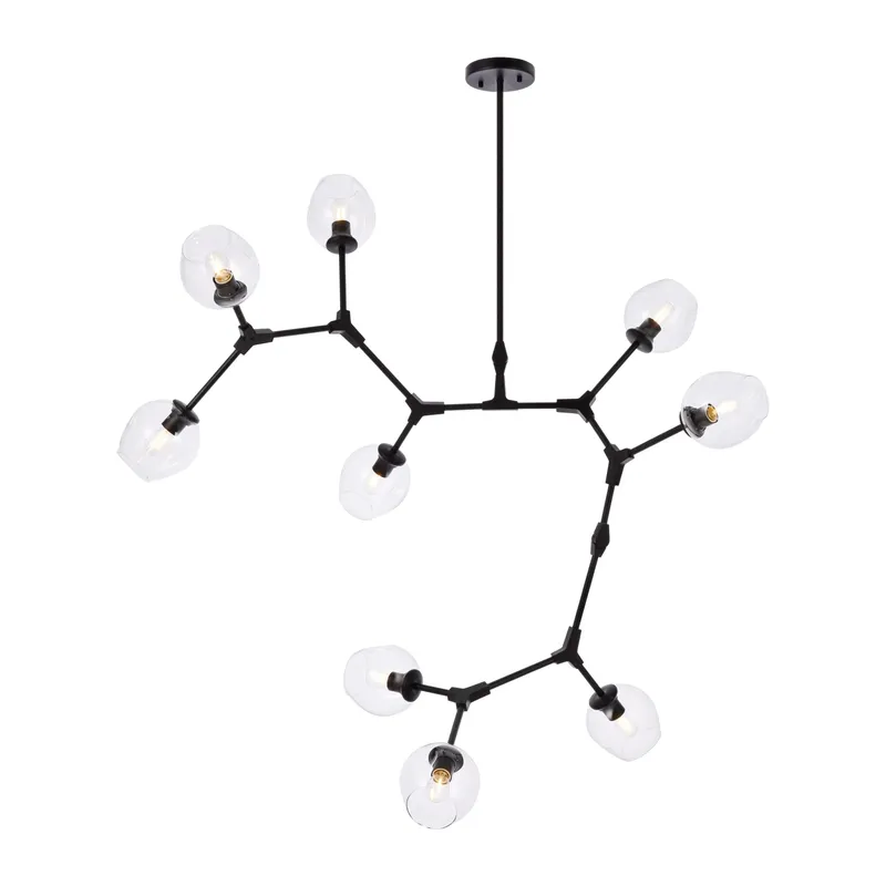 1712G79BK — Elegant Lighting LED Pendant Lights 540.0W 