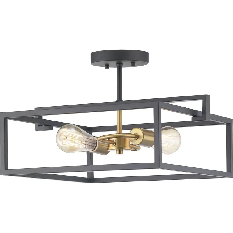 Blakely Collection Two-Light Semi-Flush Convertible — Progress Lighting LED Post Top Lights  