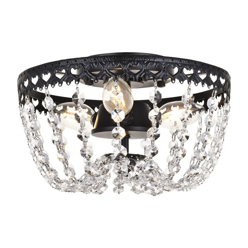1112F10BK — Elegant Lighting LED Ceiling Lights 120.0W 