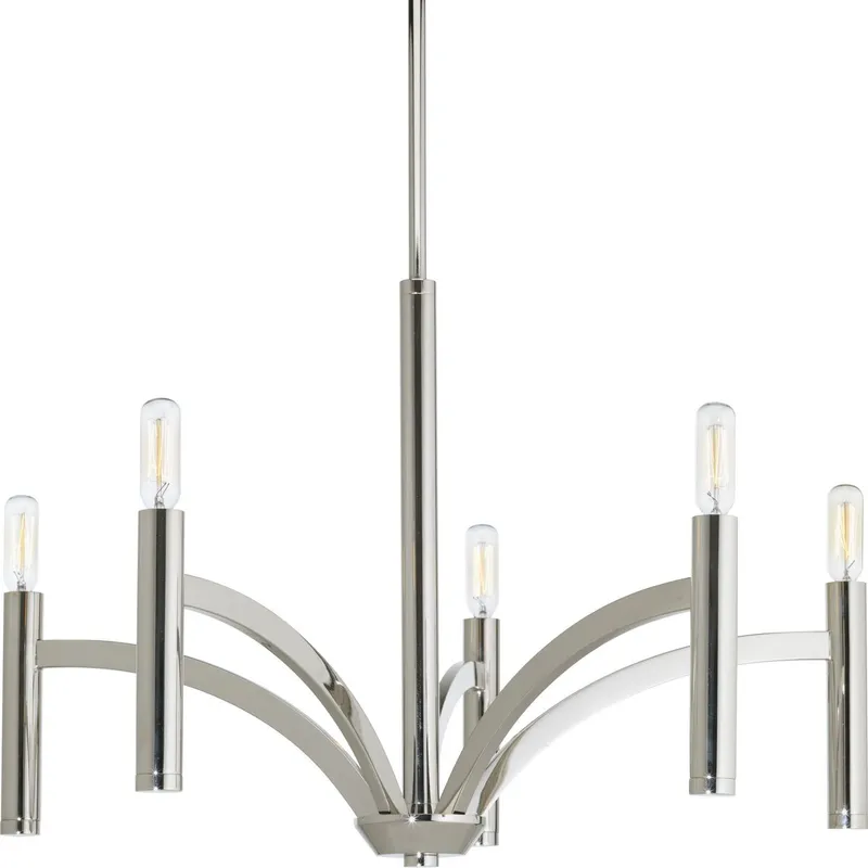 Draper Collection Five-Light Chandelier Light — Progress Lighting LED Landscape Lights  