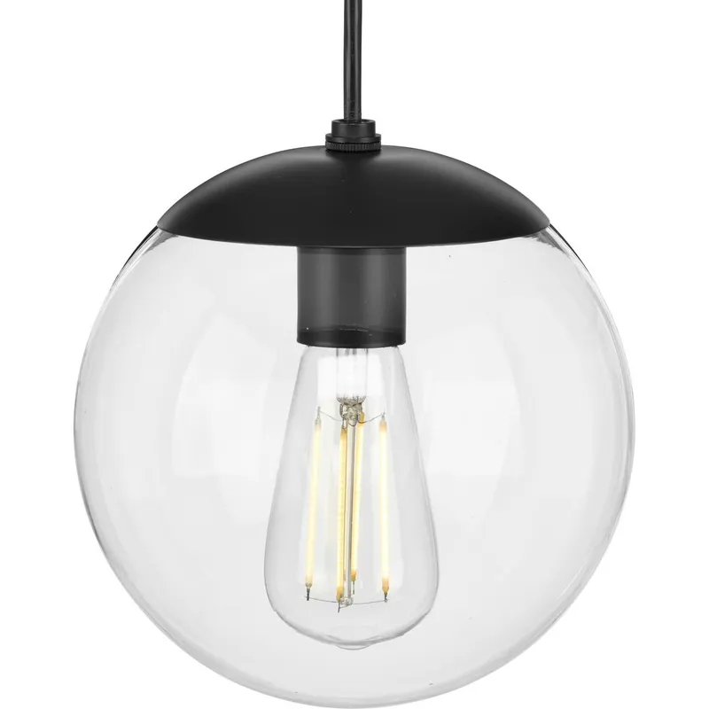 Atwell Collection 8-inch Clear Glass Globe Small Hanging Pendant Light — Progress Lighting LED Landscape Lights  
