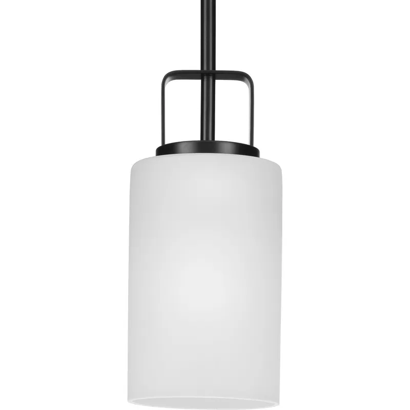 League Collection One-Light Etched Glass Mini-Pendant Hanging Light — Progress Lighting LED Landscape Lights  