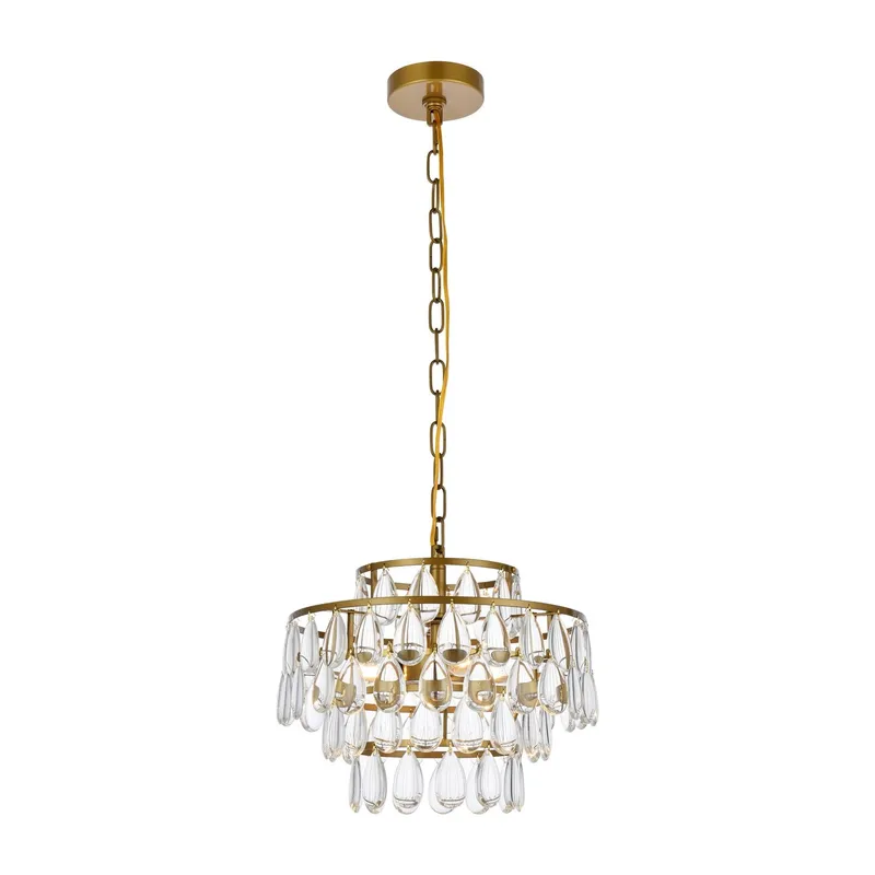 1102D14BR — Elegant Lighting LED Pendant Lights 120.0W 