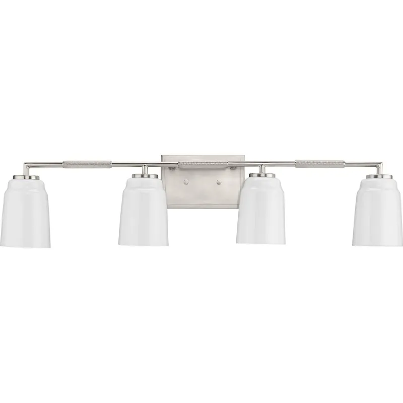 Spenser Collection Four-Light Vanity Light — Progress Lighting LED Wall Lights  