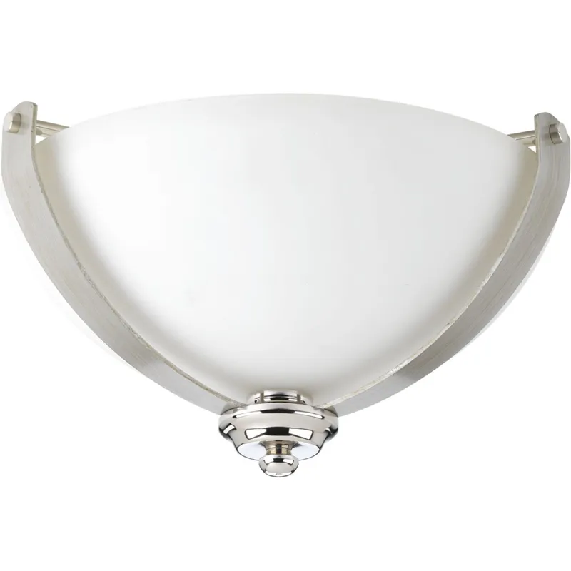 Noma Collection Two-Light 14-3/4" Flush Mount — Progress Lighting LED Post Top Lights  