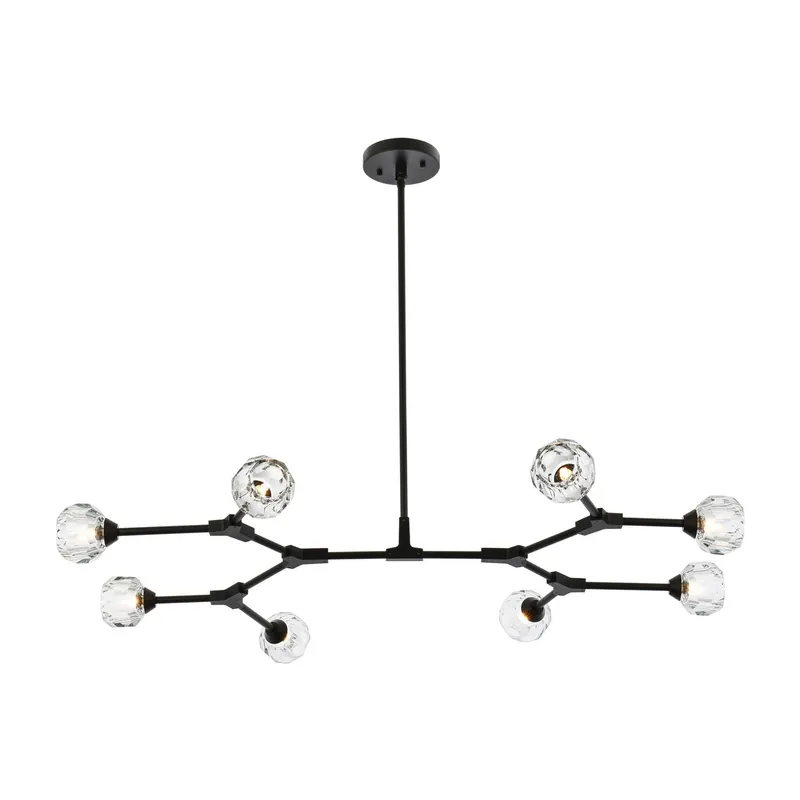 3508D45BK — Elegant Lighting LED Pendant Lights 9.0W 