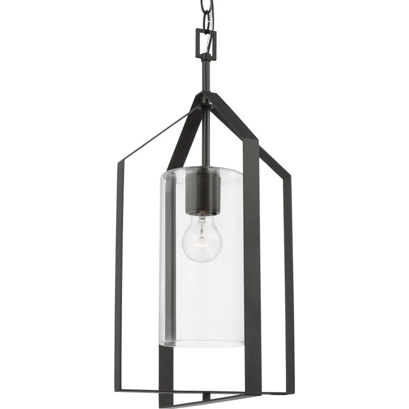 Vertex Collection One-Light Clear Glass Foyer Light — Progress Lighting LED Landscape Lights  
