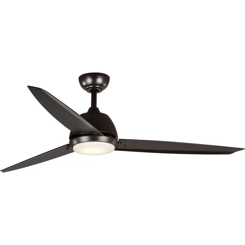 Oriole Collection 60" Three-Blade Ceiling Fan with LED Light — Progress Lighting LED Post Top Lights  