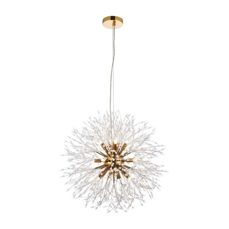 3507D24G — Elegant Lighting LED Pendant Lights 96.0W 