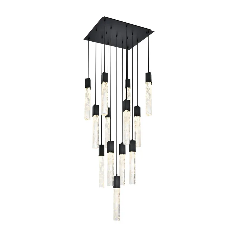 2088G26BK — Elegant Lighting LED Pendant Lights 84.5W 3000K