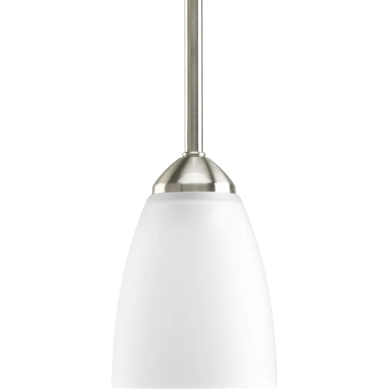 Gather Collection One-Light Etched Glass Mini-Pendant Light — Progress Lighting LED Landscape Lights  