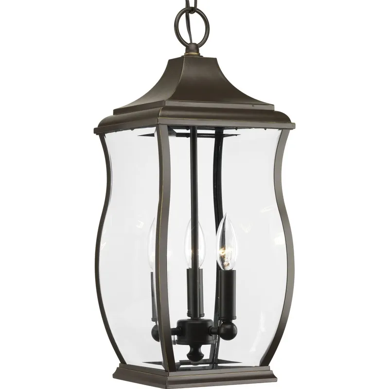 Township Collection Three-Light Hanging Lantern — Progress Lighting LED Landscape Lights  