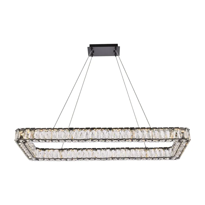 3504D42L1BK — Elegant Lighting LED Pendant Lights  