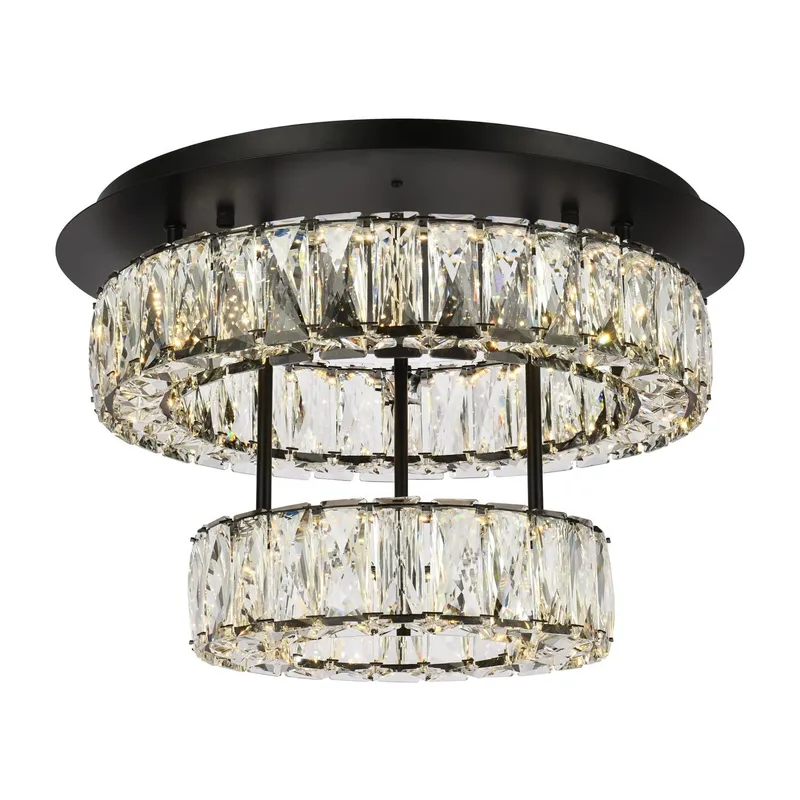 3503F18L2BK — Elegant Lighting LED Ceiling Lights  