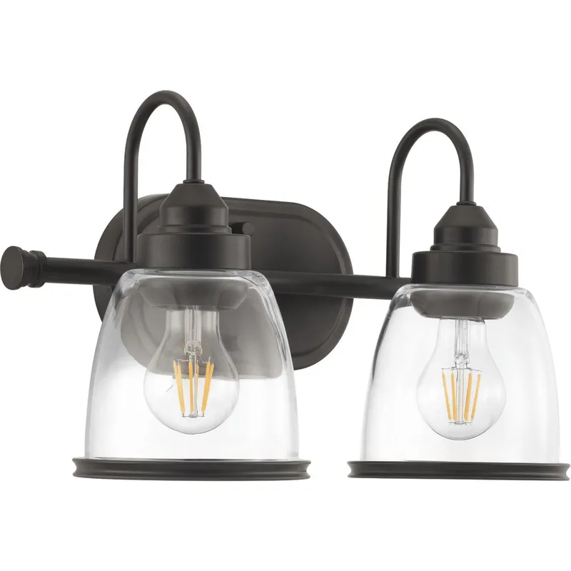 Saluda Collection Two-Light Bath & Vanity — Progress Lighting LED Wall Lights  
