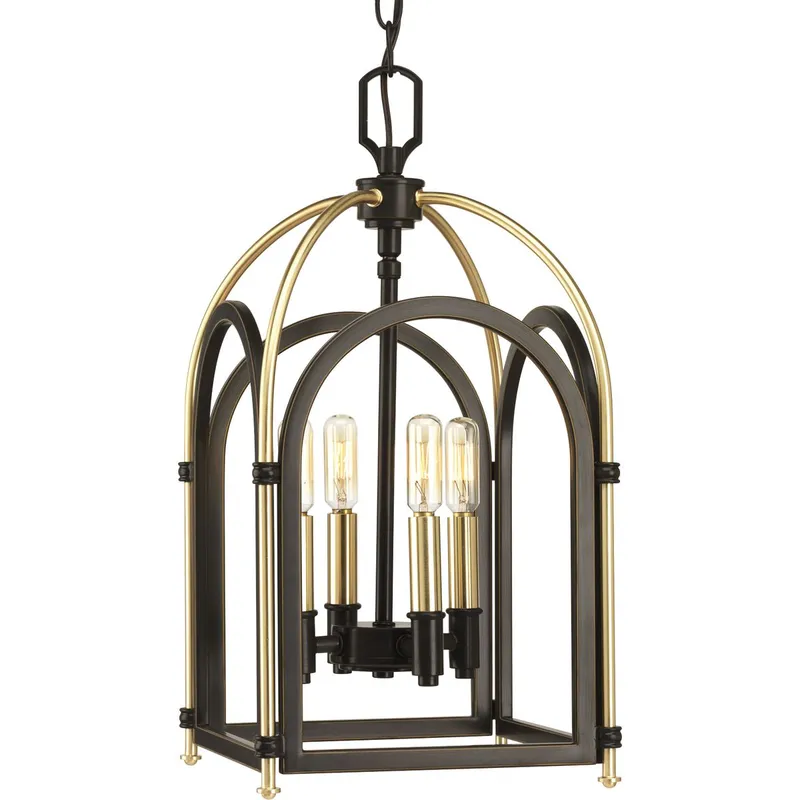 Westfall Collection Four-light Small Foyer Pendant — Progress Lighting LED Landscape Lights  