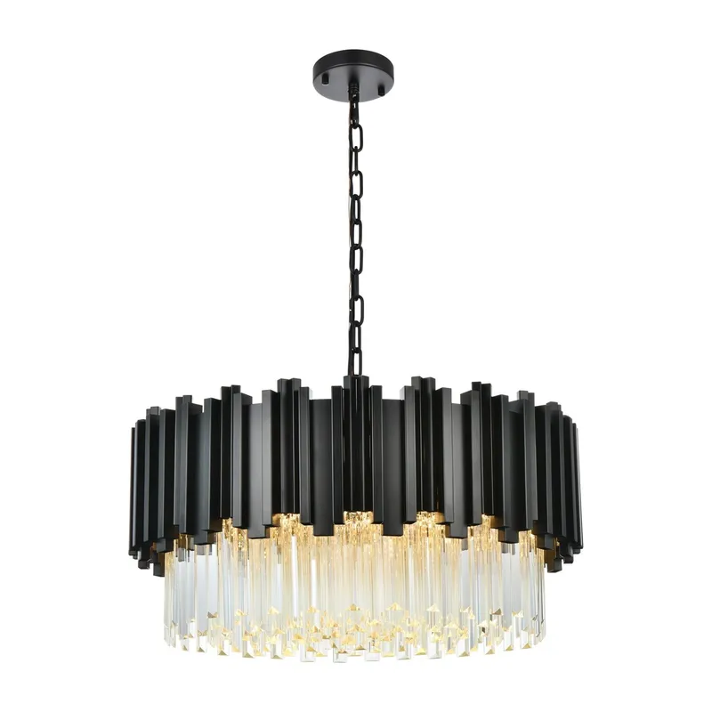 3400D24BK — Elegant Lighting LED Pendant Lights 320.0W 