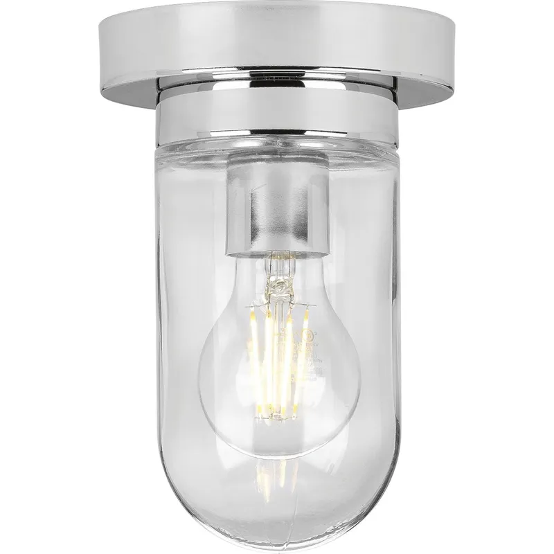 Signal Collection One-Light Flush Mount — Progress Lighting LED Post Top Lights  