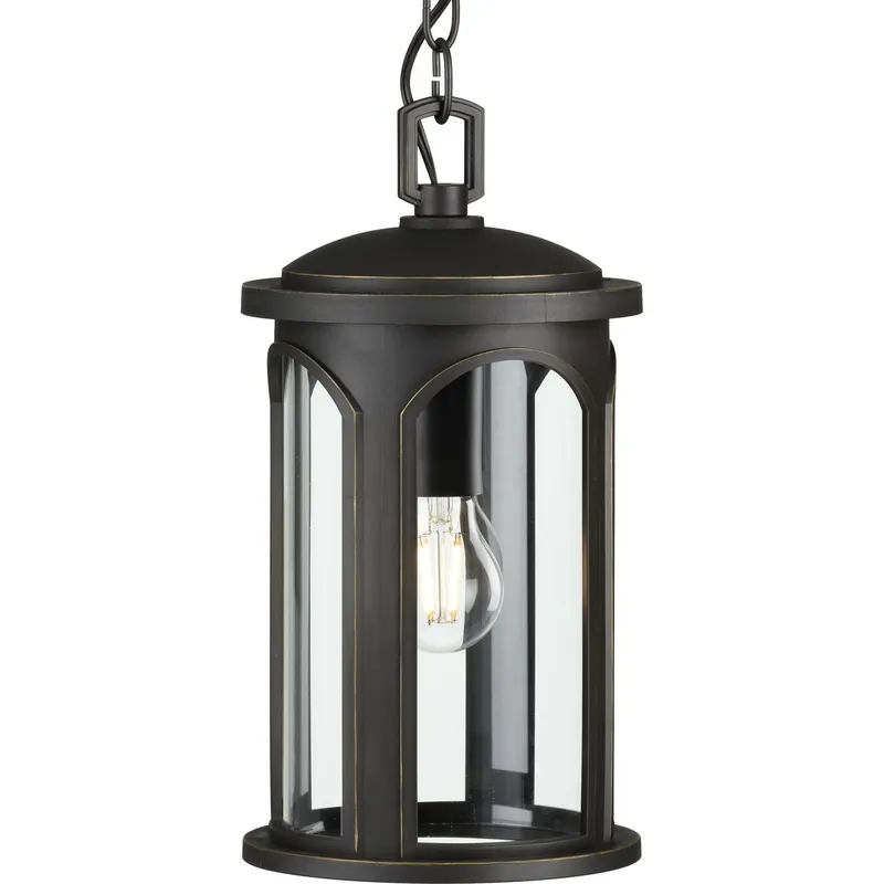 Gables Collection One-Light Hanging Pendant Lantern with DURASHIELD — Progress Lighting LED Landscape Lights  