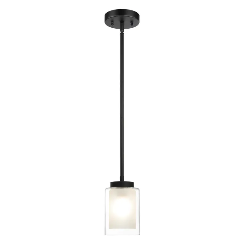 Modern Adjustable Hanging Pendant Lighting Black Kitchen Island Lights XB-P1195-MB — XiNBEi Lighting LED Pendant Lights 60.0W 
