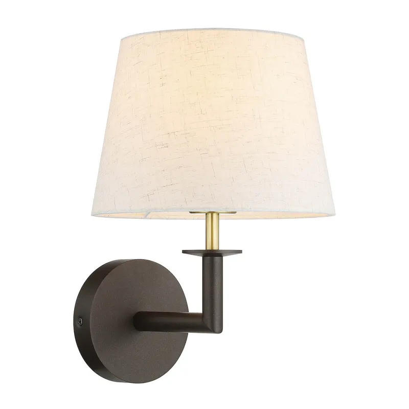 1 Light Wall Sconce Fixtures with Linen Fabric Shade for Bedroom Entry Living Room XB-W490-DBS — XiNBEi Lighting LED Wall Lights 60.0W 