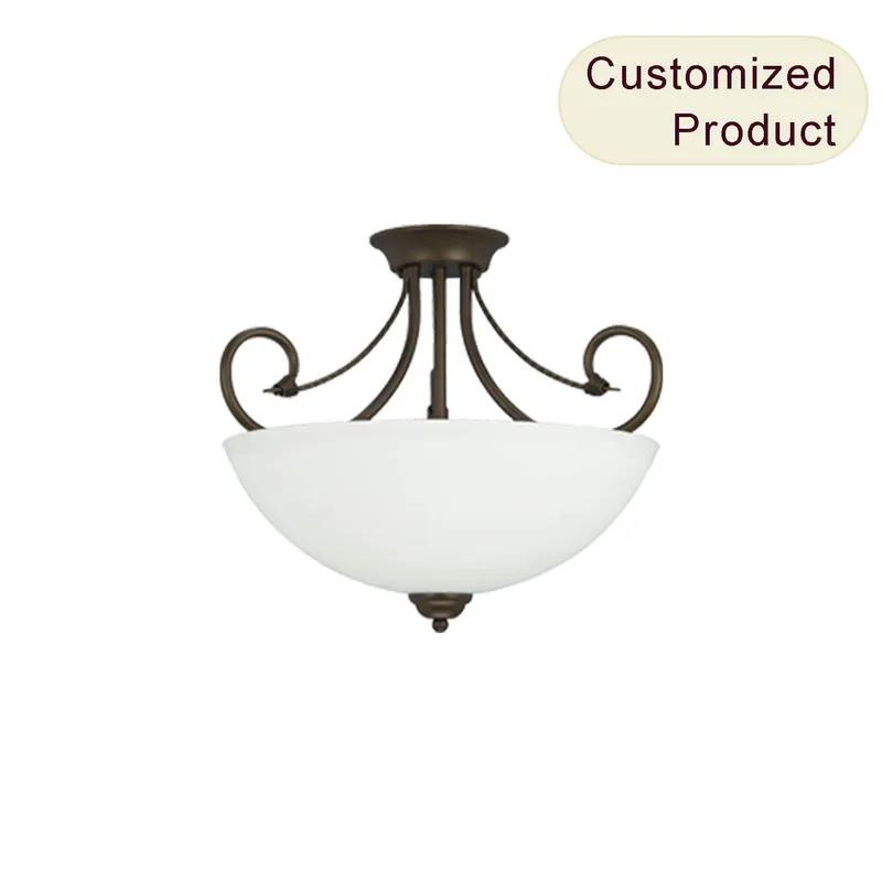 Farmhouse Light Pendant Decorative Ceiling Lamp Iron Indoor Pendant Light Chandeliers Kitchen XB-SF708-2-DB — XiNBEi Lighting LED Pendant Lights 60.0W 