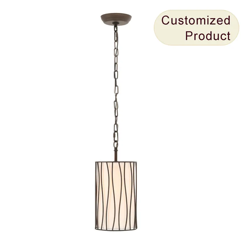 American Style Farmhouse Indoor Mini Pendant Light Dark Bronze Metal Wire Cage Kitchen Island Lighting Pendant Hanging Lamp XB-P779-DB — XiNBEi Lighting LED Pendant Lights 60.0W 